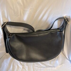 Black and gold cross body bag